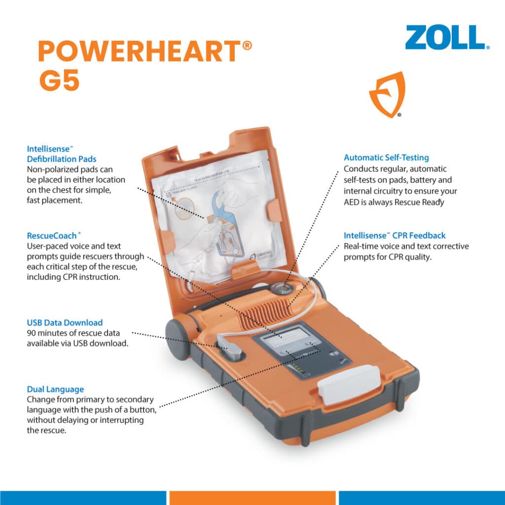 ZOLL Powerheart G5 AED Galla Dental