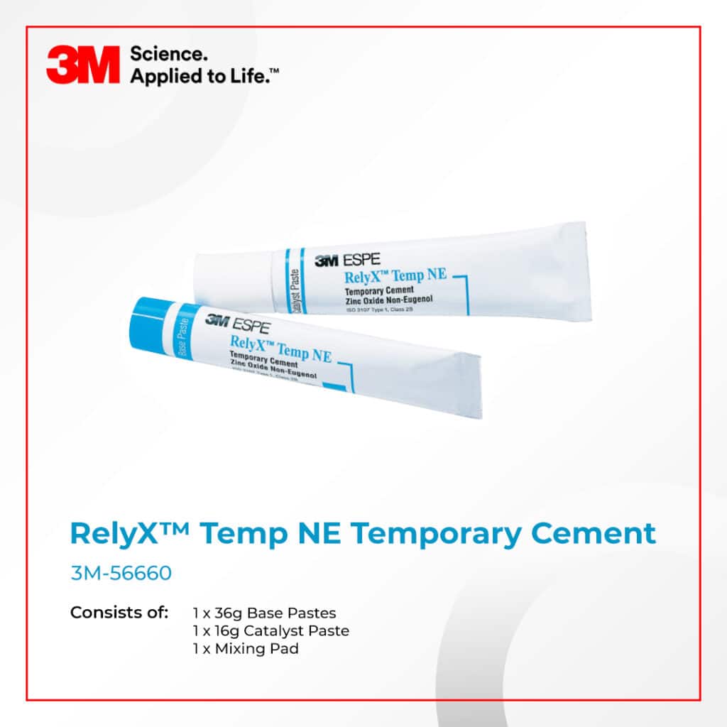 3M™ RelyX™ Temp NE Zinc Oxide NonEugenol Temporary Cement Galla Dental