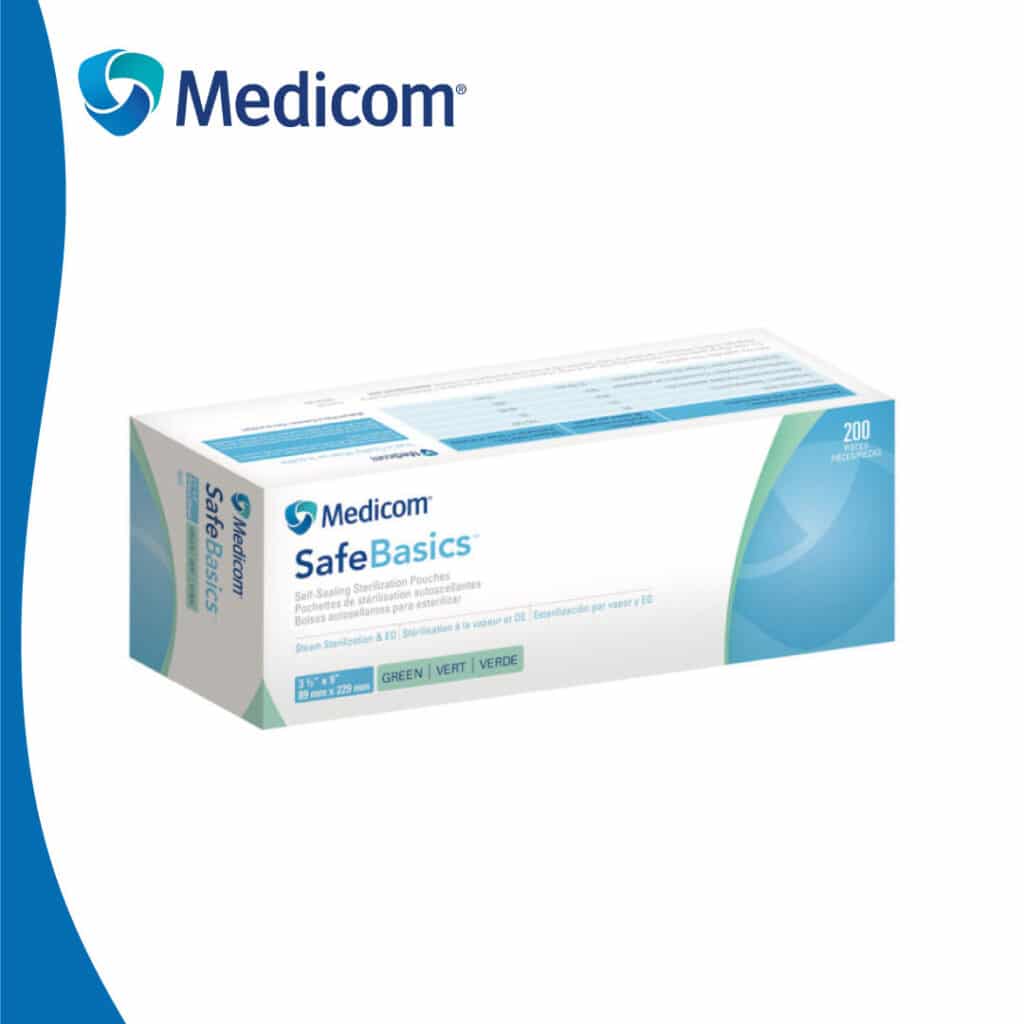 Medicom Self-sealing Sterilization Pouches - Galla Dental