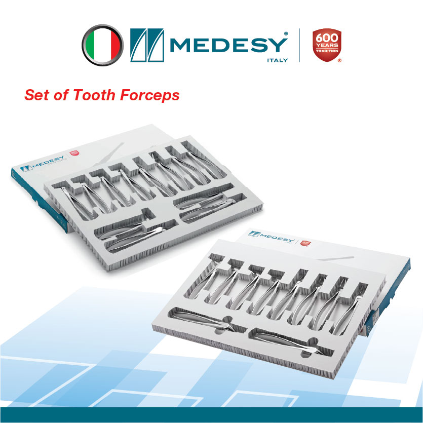 Medesy - Set of Tooth Forceps