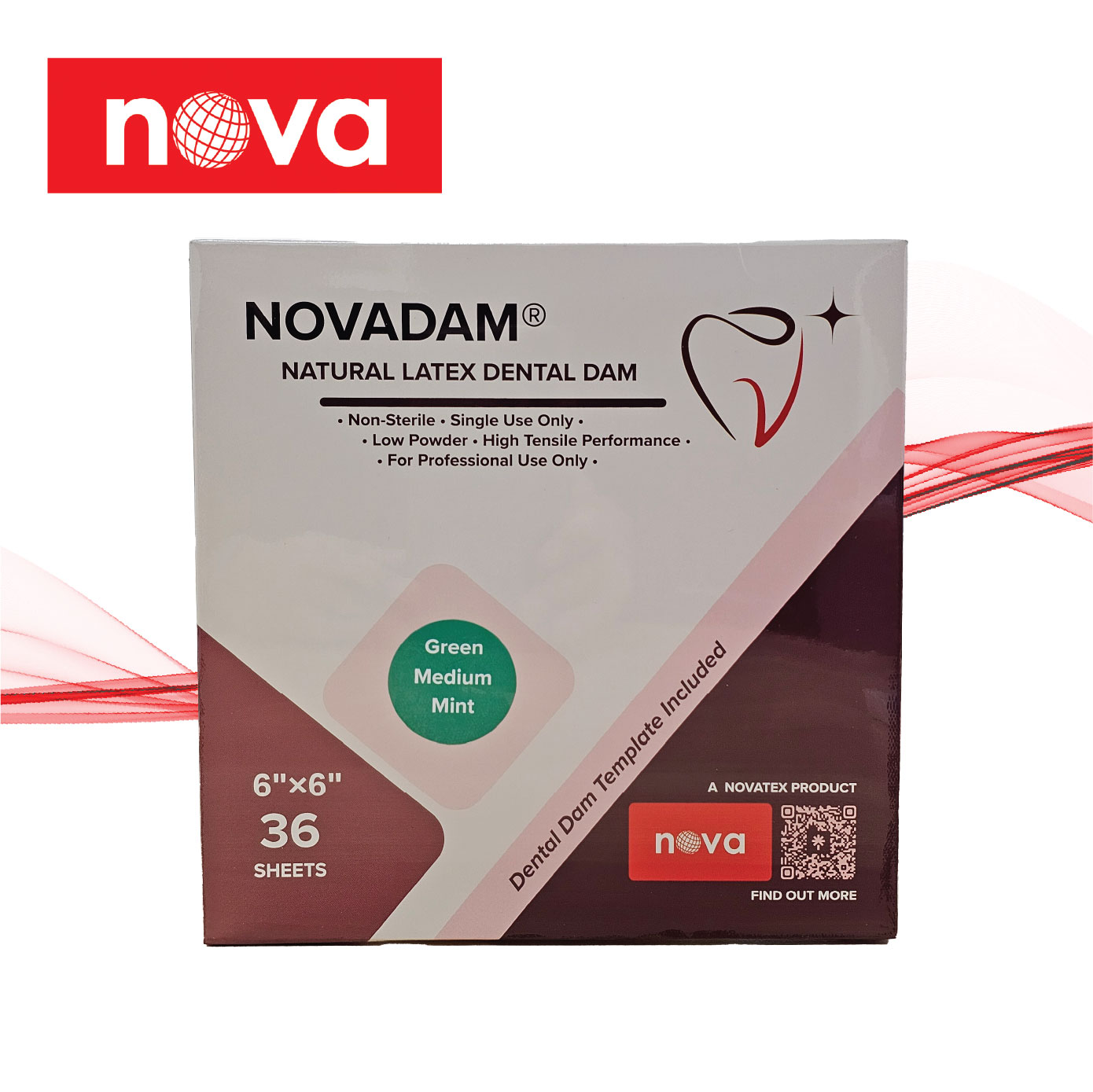 Novatex Dental Dam - Rubber (Basic) - Image 3
