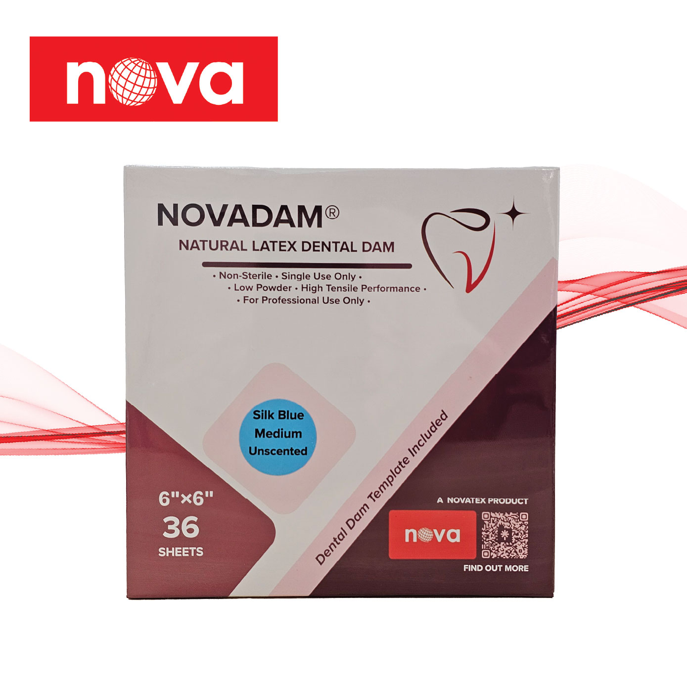 Novatex Dental Dam - Rubber (Premium) - Image 3